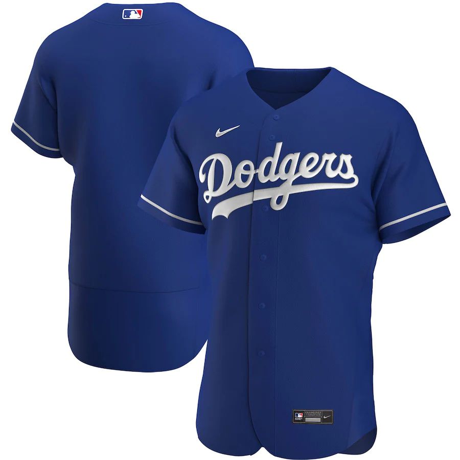 Mens Los Angeles Dodgers Nike Royal Alternate Authentic Team MLB Jerseys->los angeles dodgers->MLB Jersey